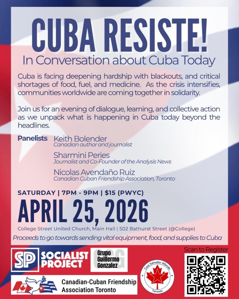 Poster for Cuba Resiste! In Conversation About Cuba Today