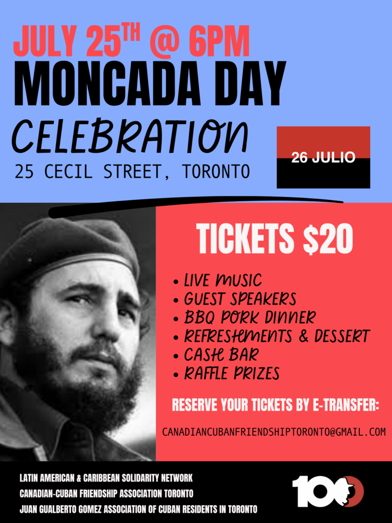 Moncada Day 72nd Anniversary BBQ & Music